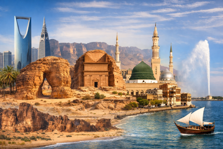 Explore Riyadh, AlUla, Madinah & Jeddah